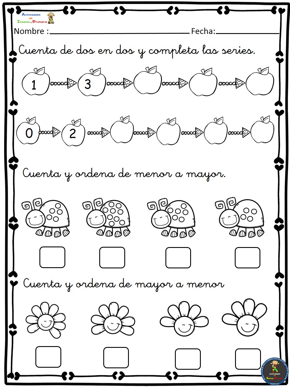 Ejercicios de Matemáticas conteosumasrestas Primero Primaria (4)