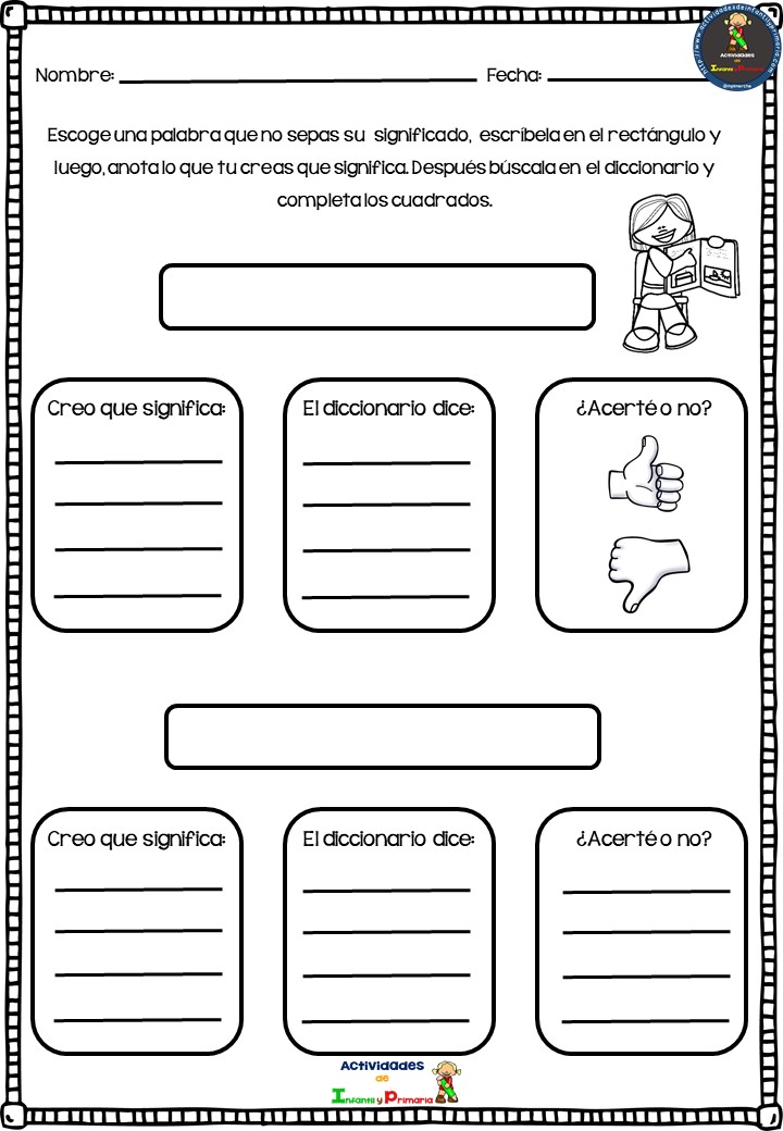 Aprendemos a utilizar el diccionario (3)