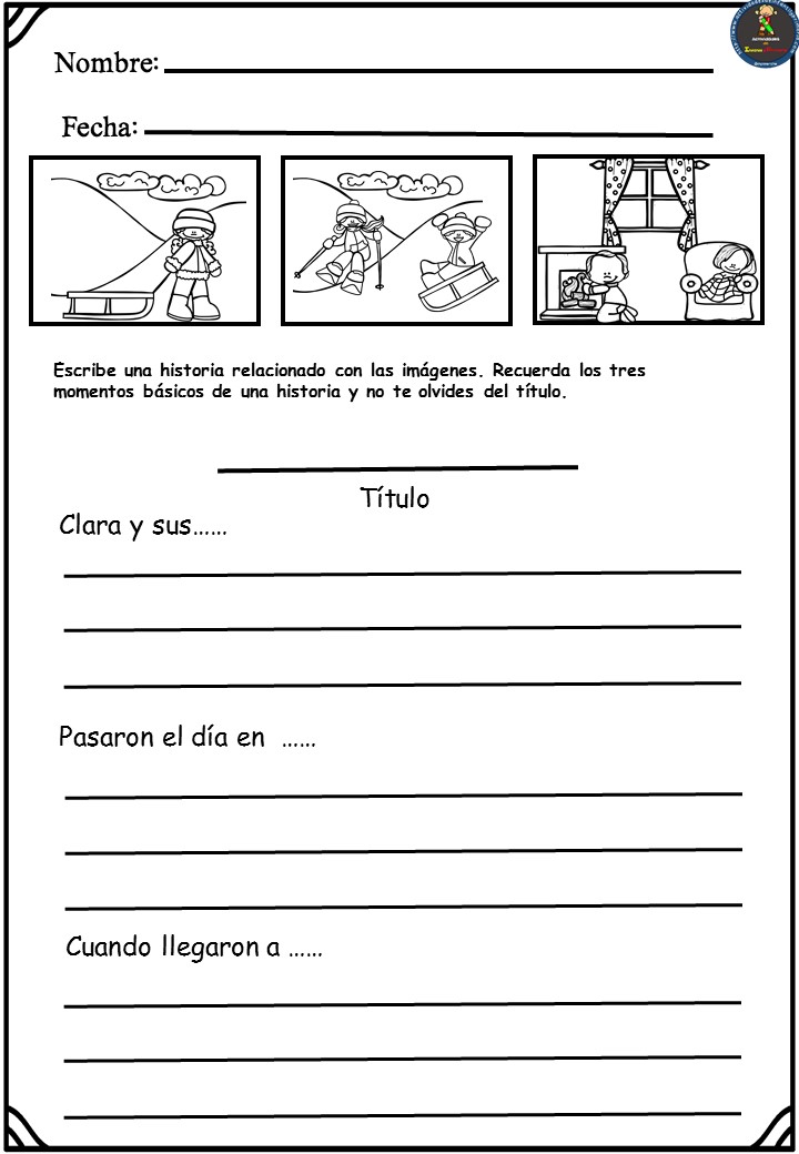Fichas para trabajar la escritura creativa creando