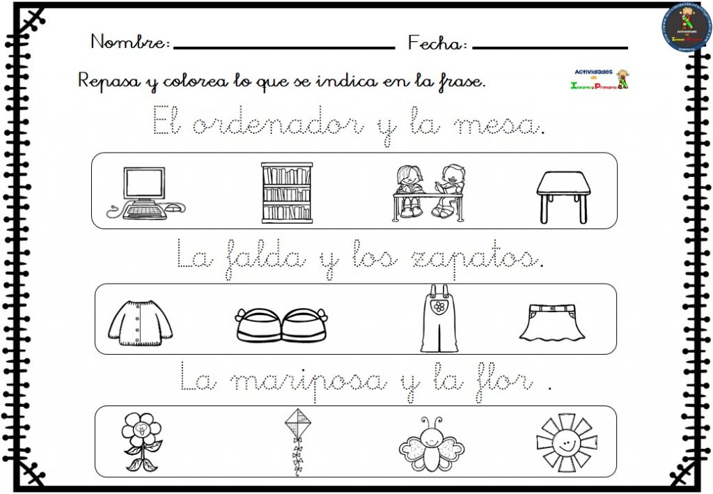 Fichas para la iniciación a la