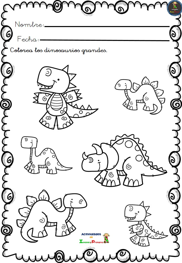 Coloreamos conceptos Grande y Pequeño (2)