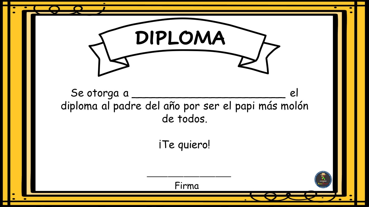 Diplomas Al Mejor Papa Colección de diplomas para el día del padre