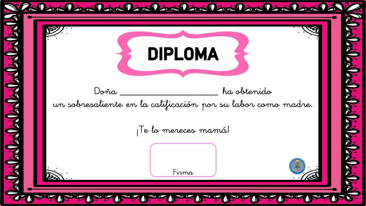 Diploma Dia De La Madre diploma dia madre (5)