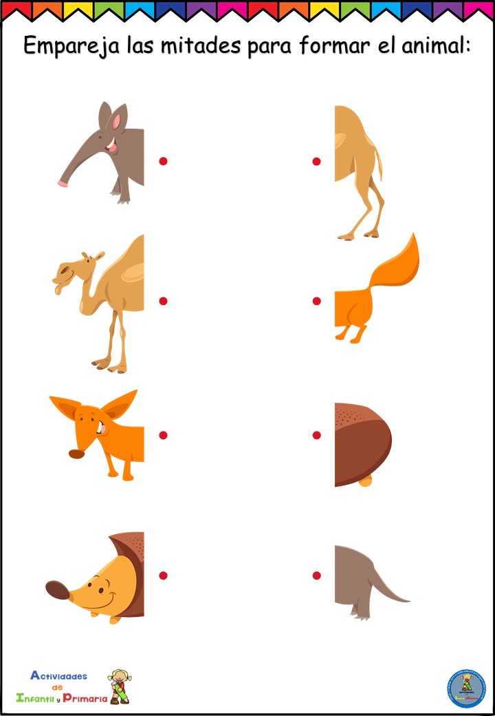 emparejar mitades animales (1)