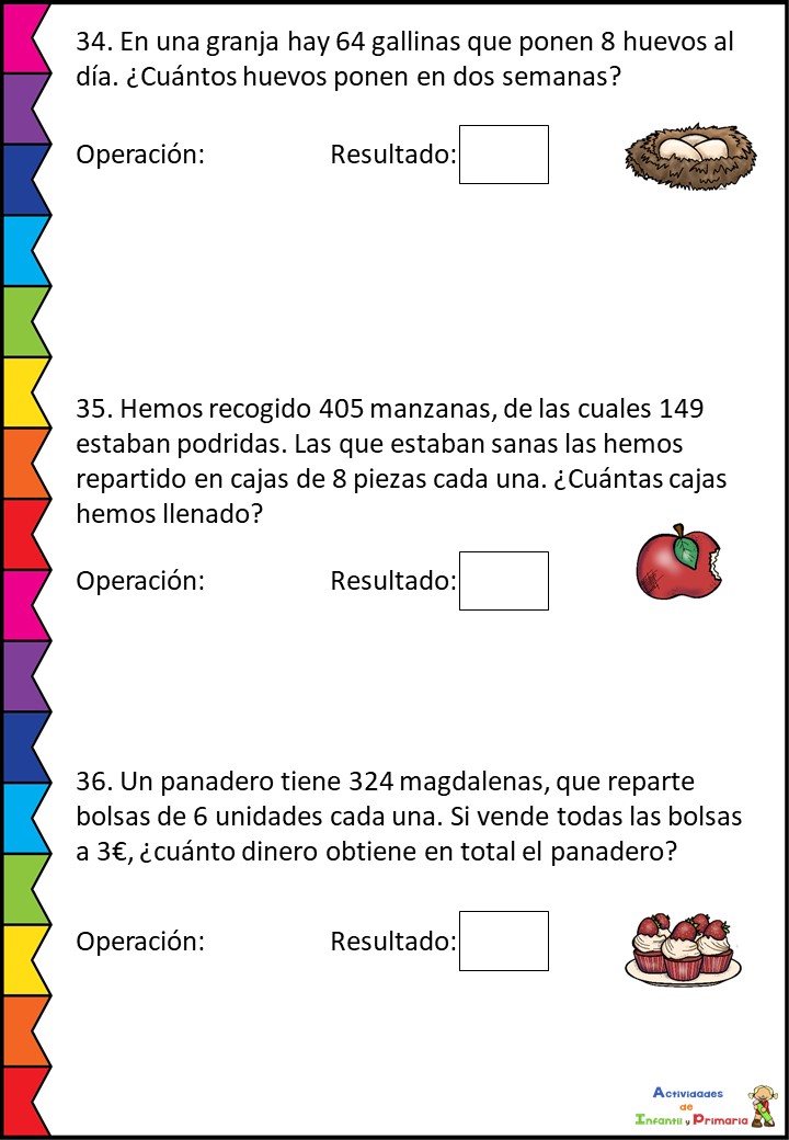 Cuadernillo Problemas Matematicos Primaria 12