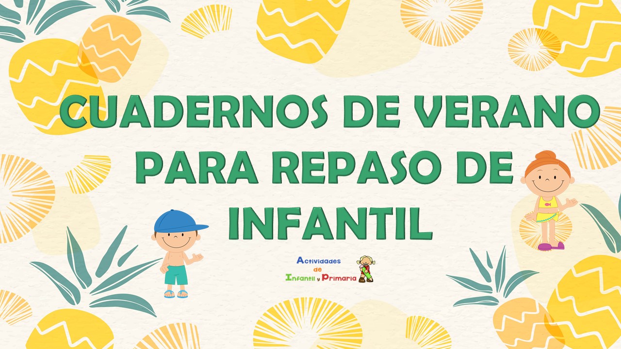 portada cuadernos verano infantil