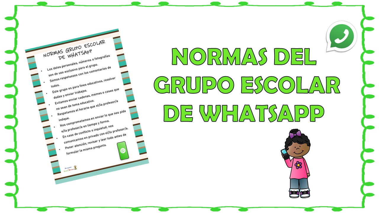 Decálogo para un buen uso de los grupos escolares de WhatsApp