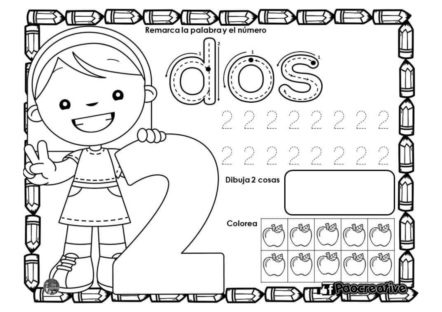 Cuaderno De Actividades Con Números | Mundo De Rukkia