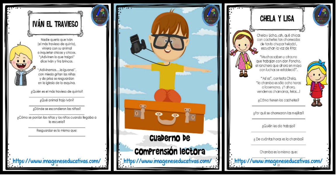 Cuaderno de lecturas para trabajar la comprensión lectora - Actividades ...