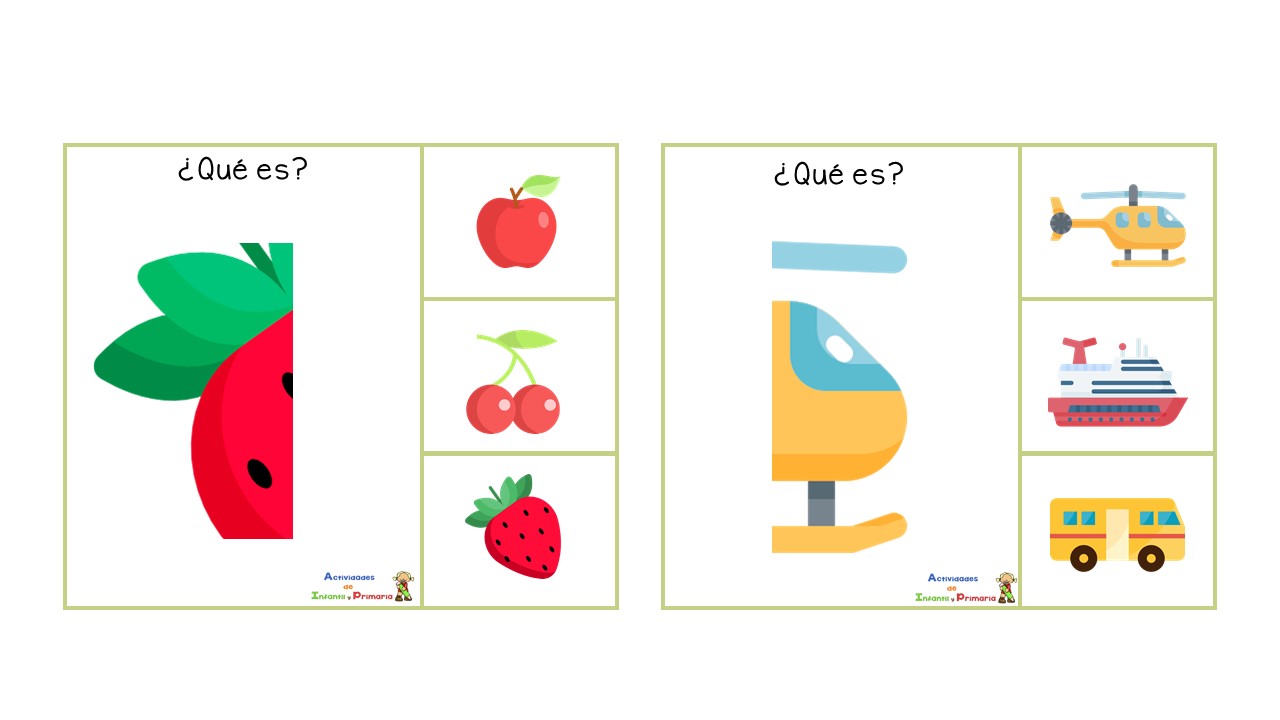Actividades De Percepcion Visual Para Niños De Preescolar