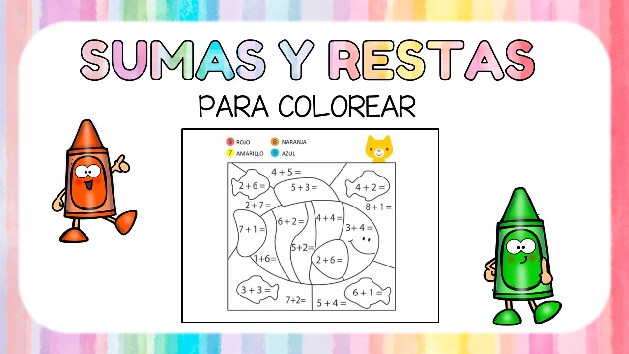 Fichas de sumas y restas para colorear dibujos fichas-de-sumas-y-restas-para-colorear-dibujos