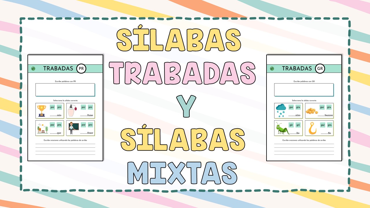 Sílabas en español (simples, inversas y compuestas) / Lectoescritura