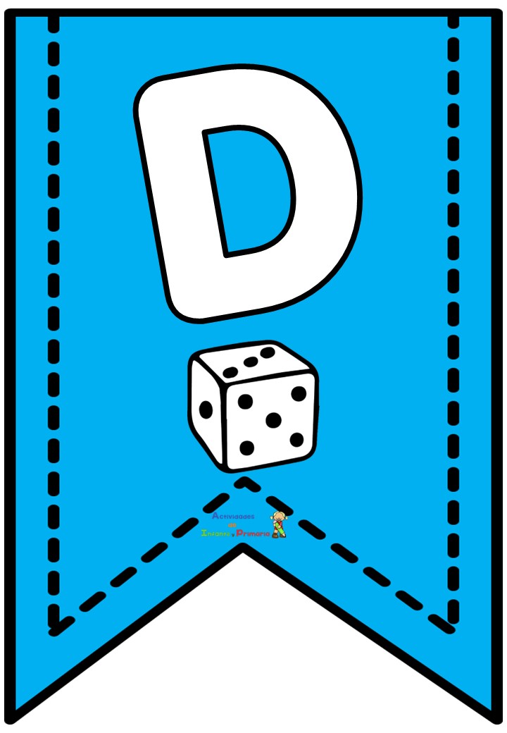 Banderines abecedario 4 