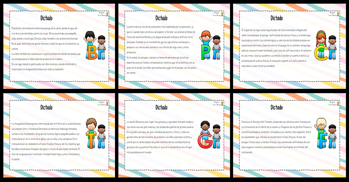 Dictados ortográficos con sílabas trabadas (con R) - Actividades de ...