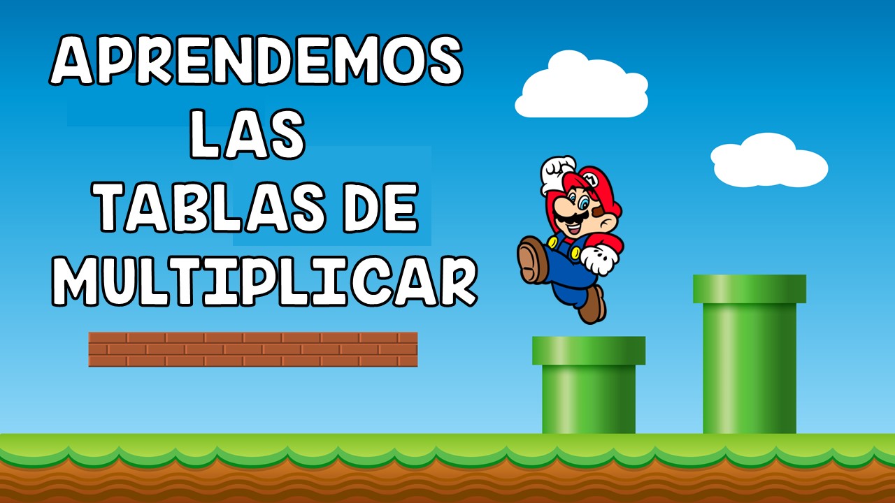Aprendemos las tablas de multiplicar con Mario Bros y sus amigos