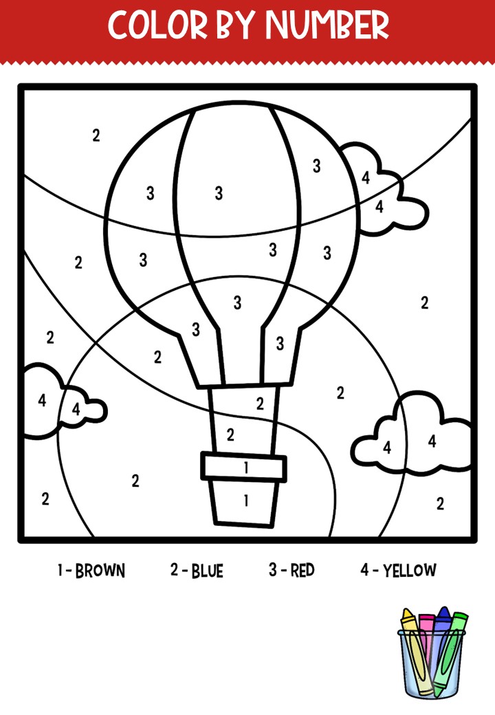 COLOREAR POR NUMEROS INGLES (4)