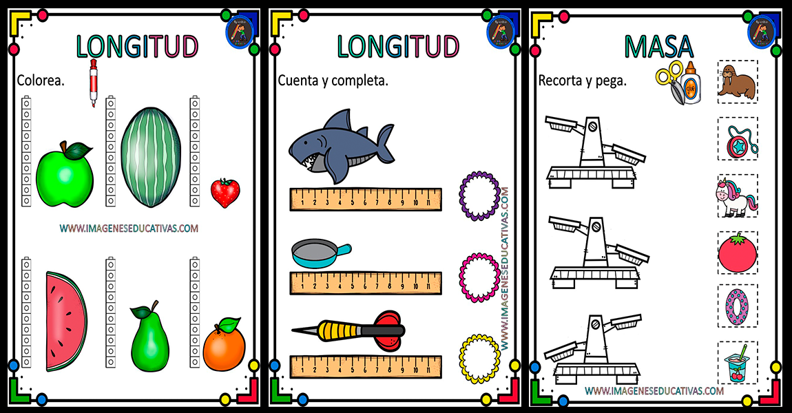 Cuadernillo de divertidas actividades para aprender a medir