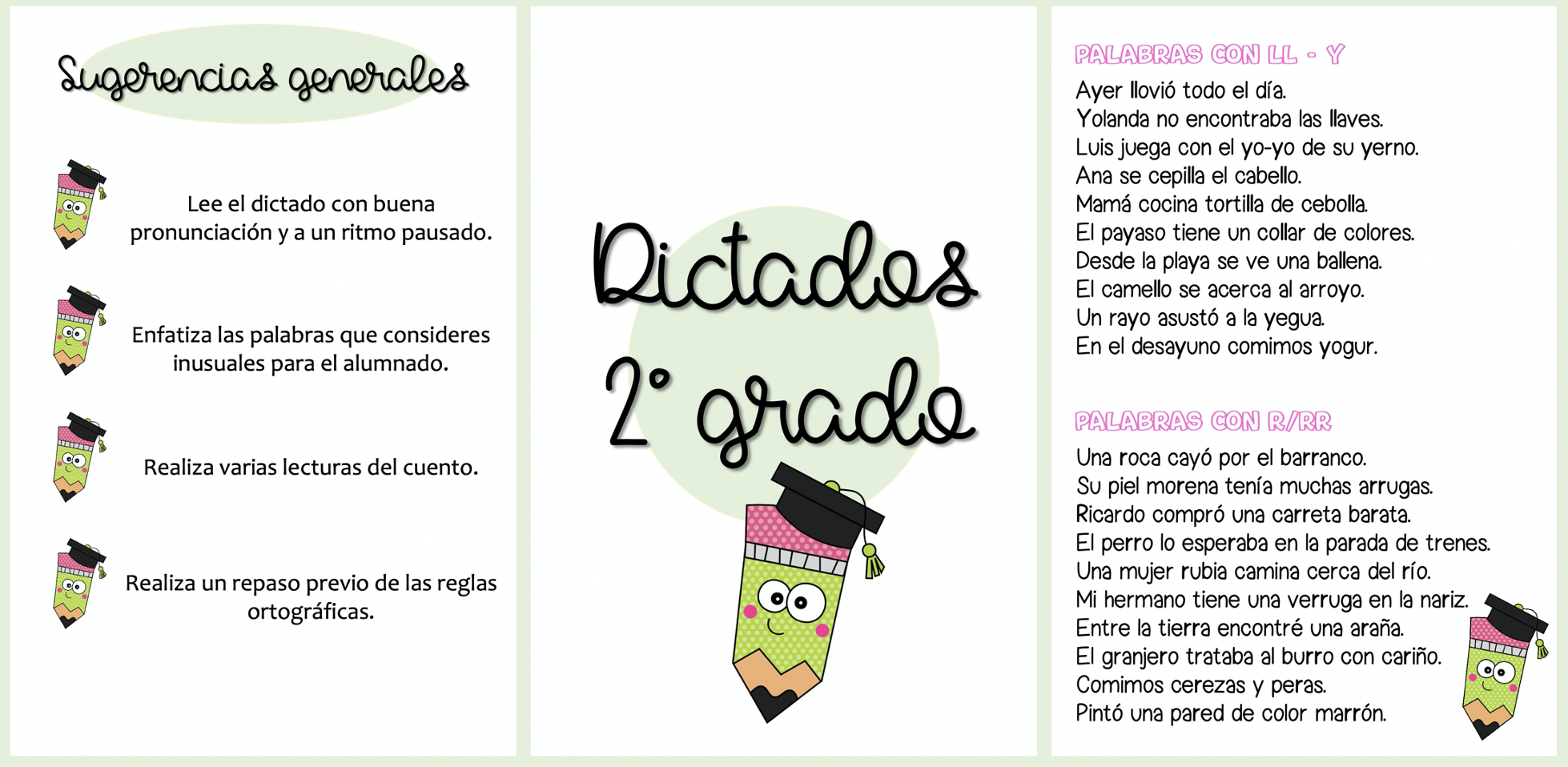 Dictado Para Niños De Segundo Año De Primaria