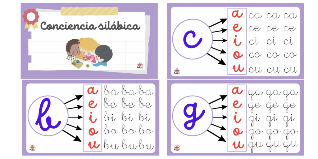 Cuaderno de caligrafía y conciencia silábica - Actividades de infantil ...