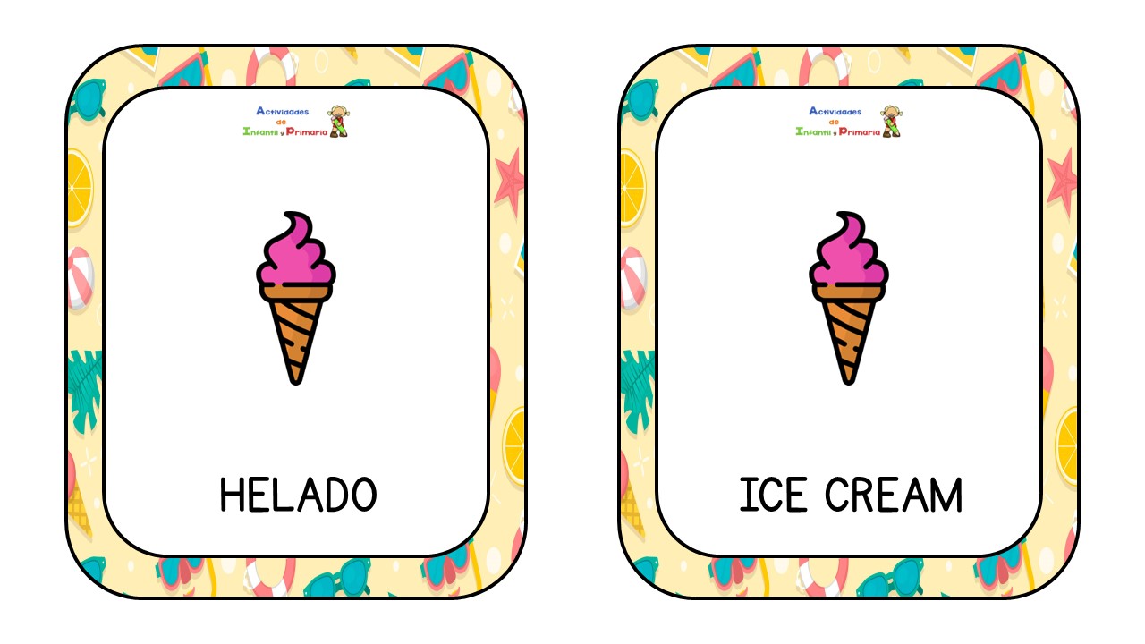 tarjetas vocabulario verano castellano ingles (3)