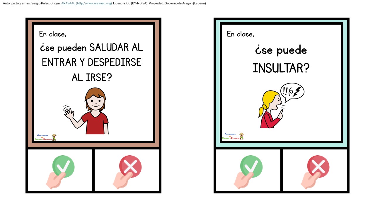 que se puede y no se puede hacer en clase pictogramas (6)