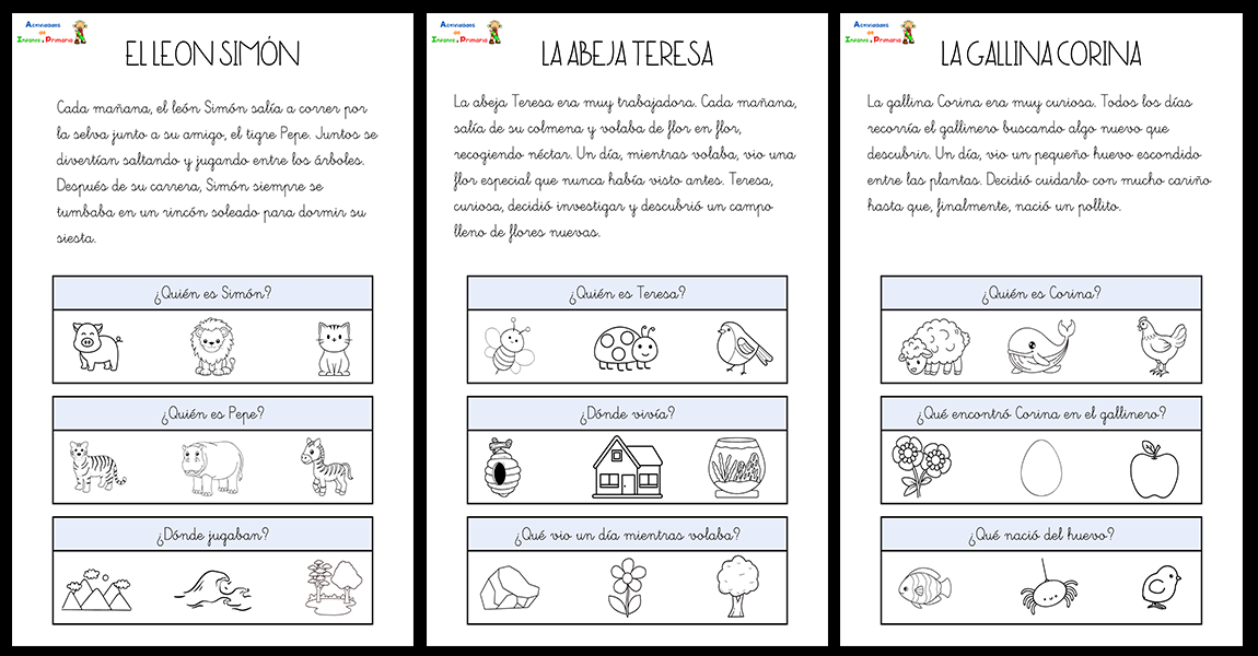 Colección de lecturas nivel inicial - Actividades de infantil y primaria