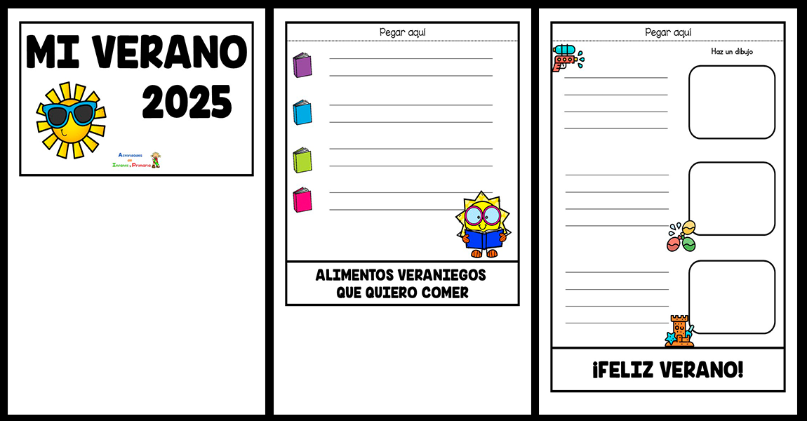 planes de verano archivos - Actividades de infantil y primaria