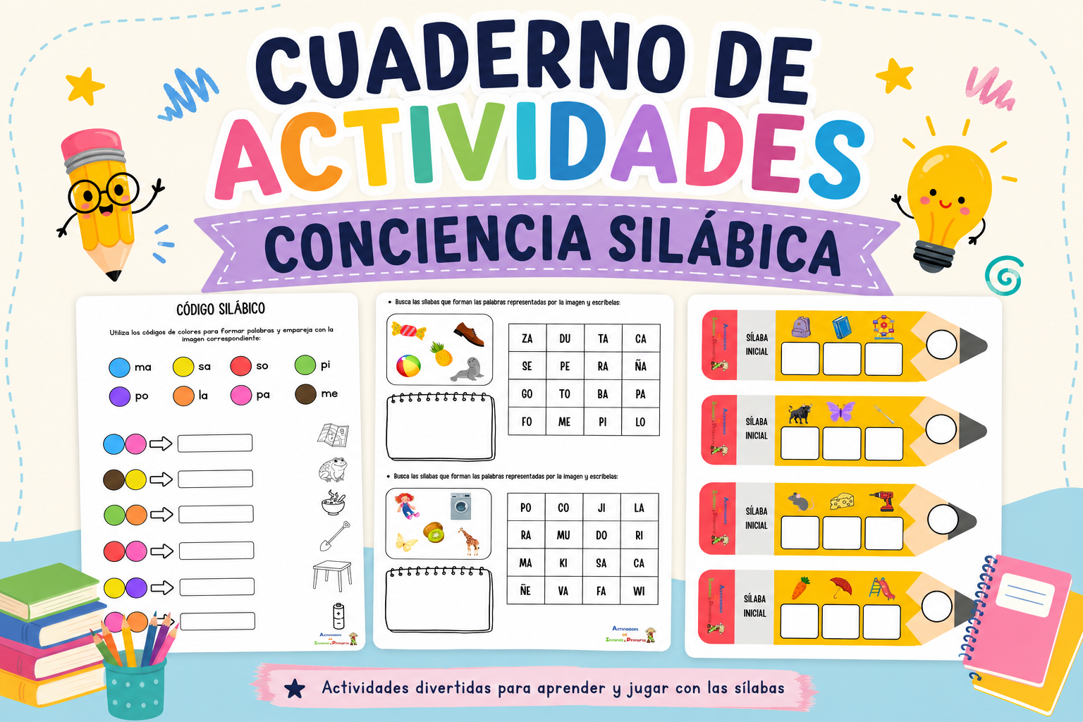 Cuadernito recopilatorio de actividades de conciencia silábica ...